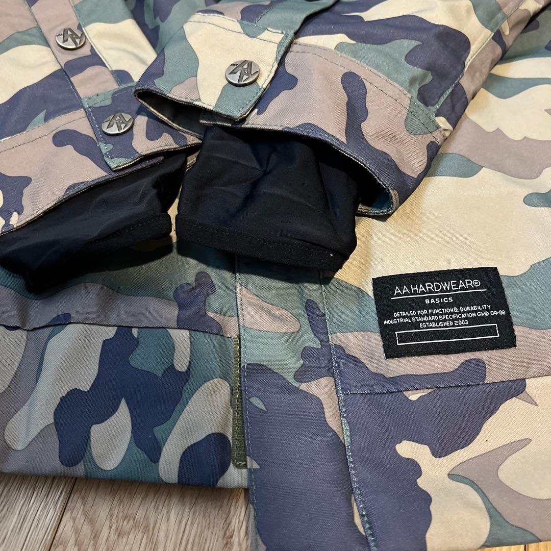 スキーウェア上下3点セット INHABITANT・AA HARDWEAR 迷彩