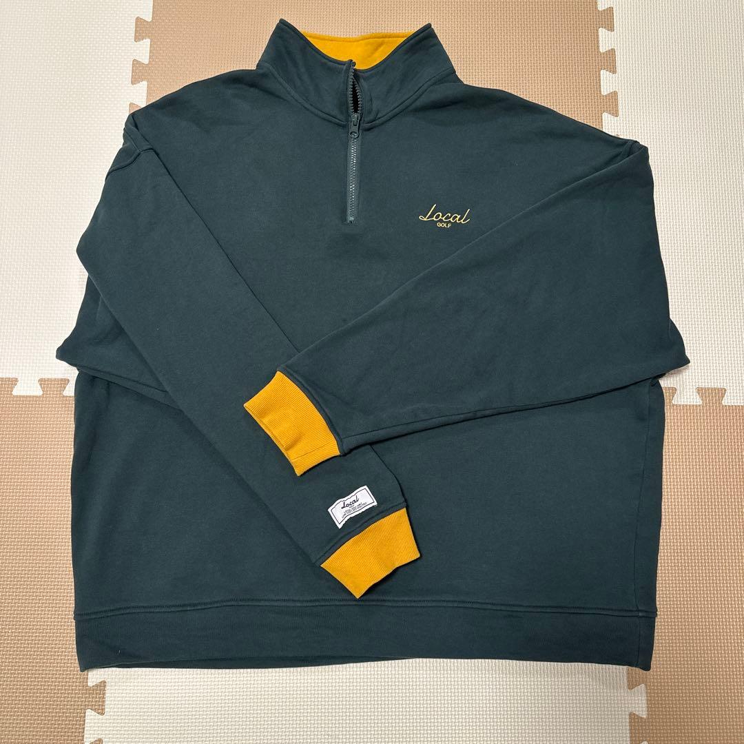 Local GOLF ハーフジップスウェット