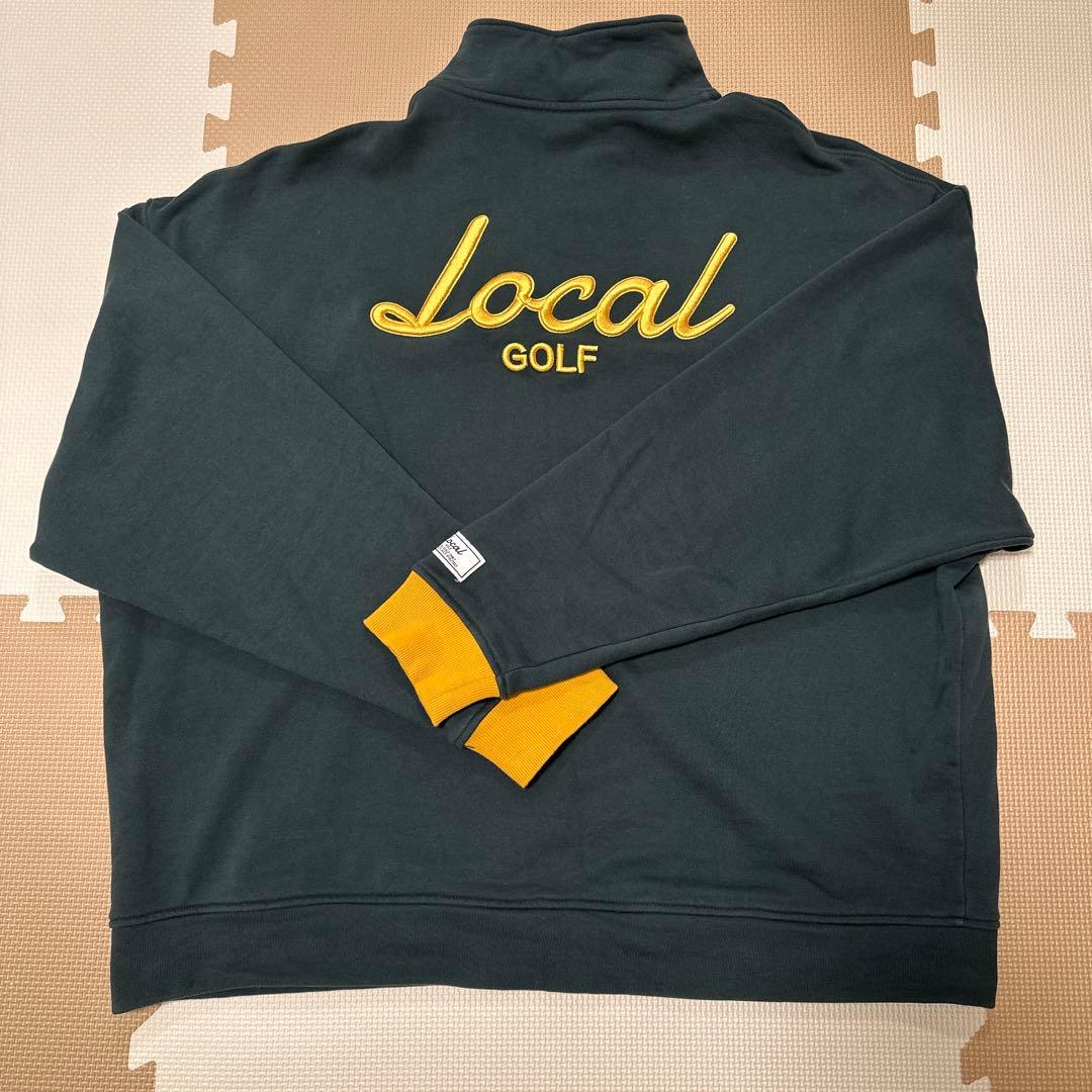Local GOLF ハーフジップスウェット
