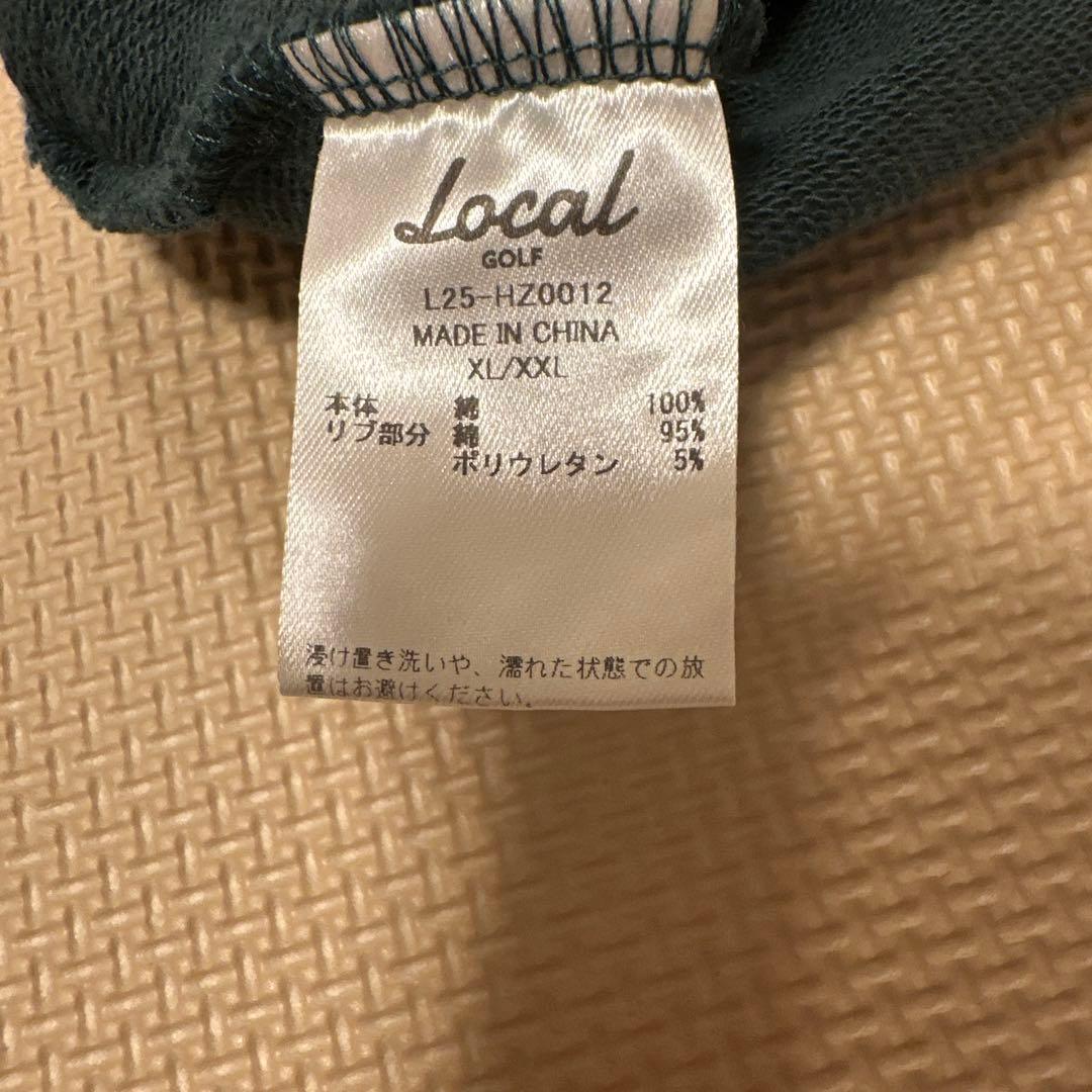 Local GOLF ハーフジップスウェット