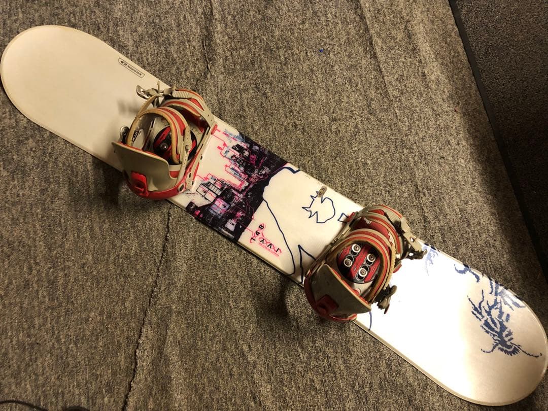 FLUX バインSalomonスノーボード 148cm 2点セット