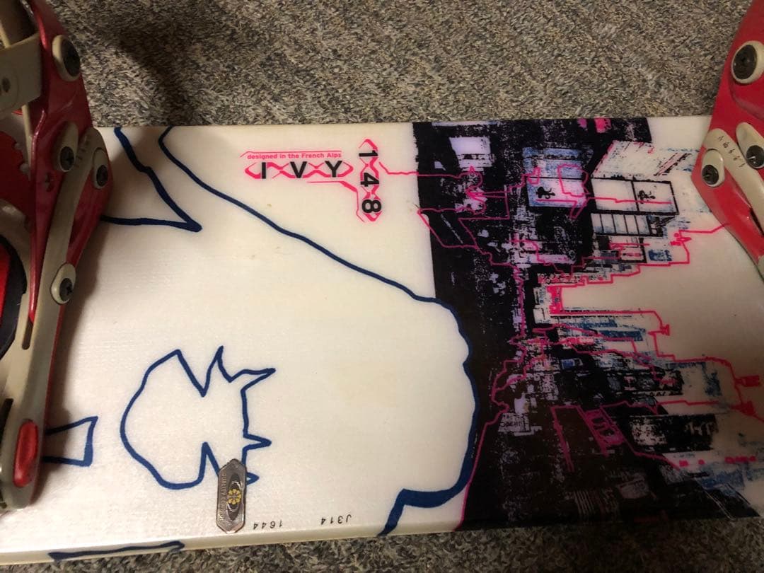 FLUX バインSalomonスノーボード 148cm 2点セット