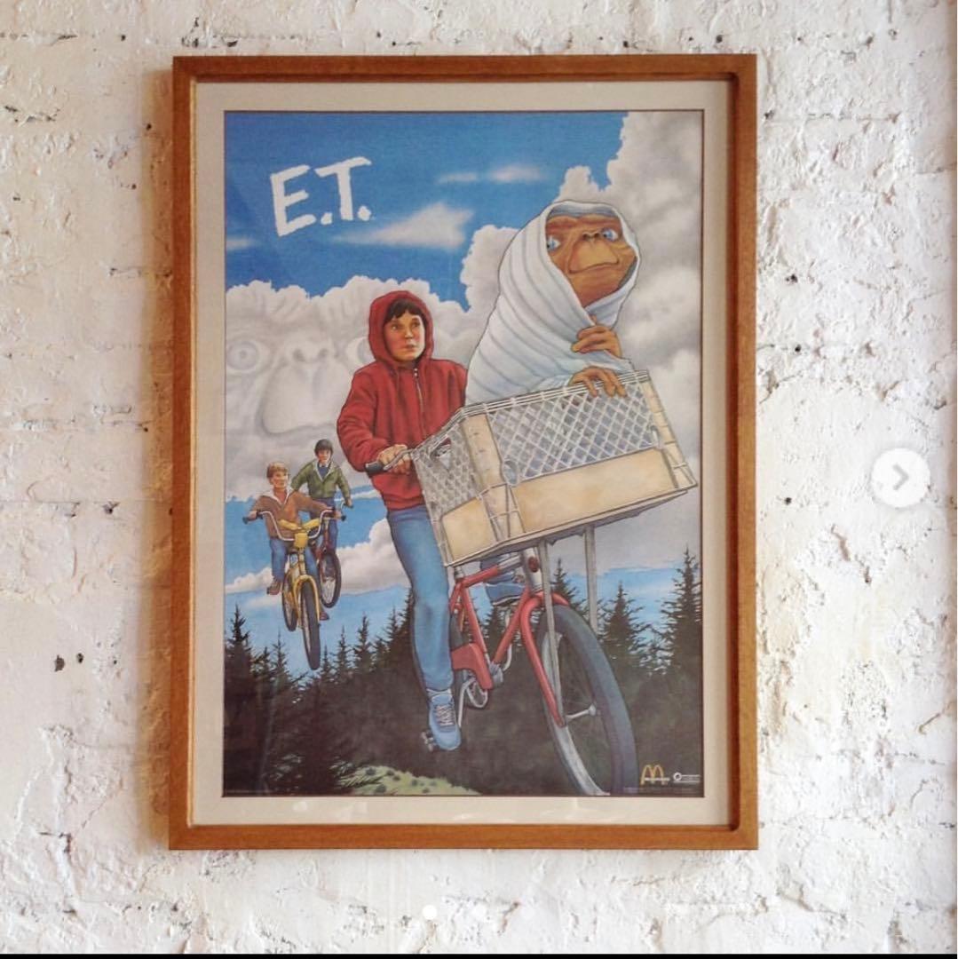 E.T×McDonalds 1985年製ポスター