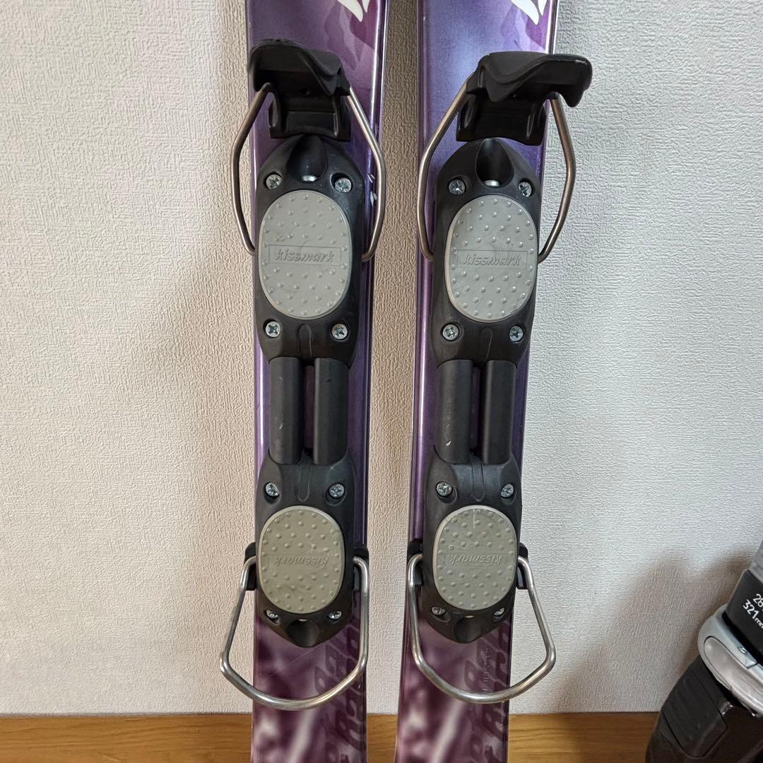 メンズ　ショートスキー　ファンスキーセット　kissmark 28-28.5cm