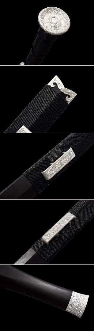 銀の赤壁剣20230560古兵器 武具　刀装具　日本刀　模造刀 居合刀