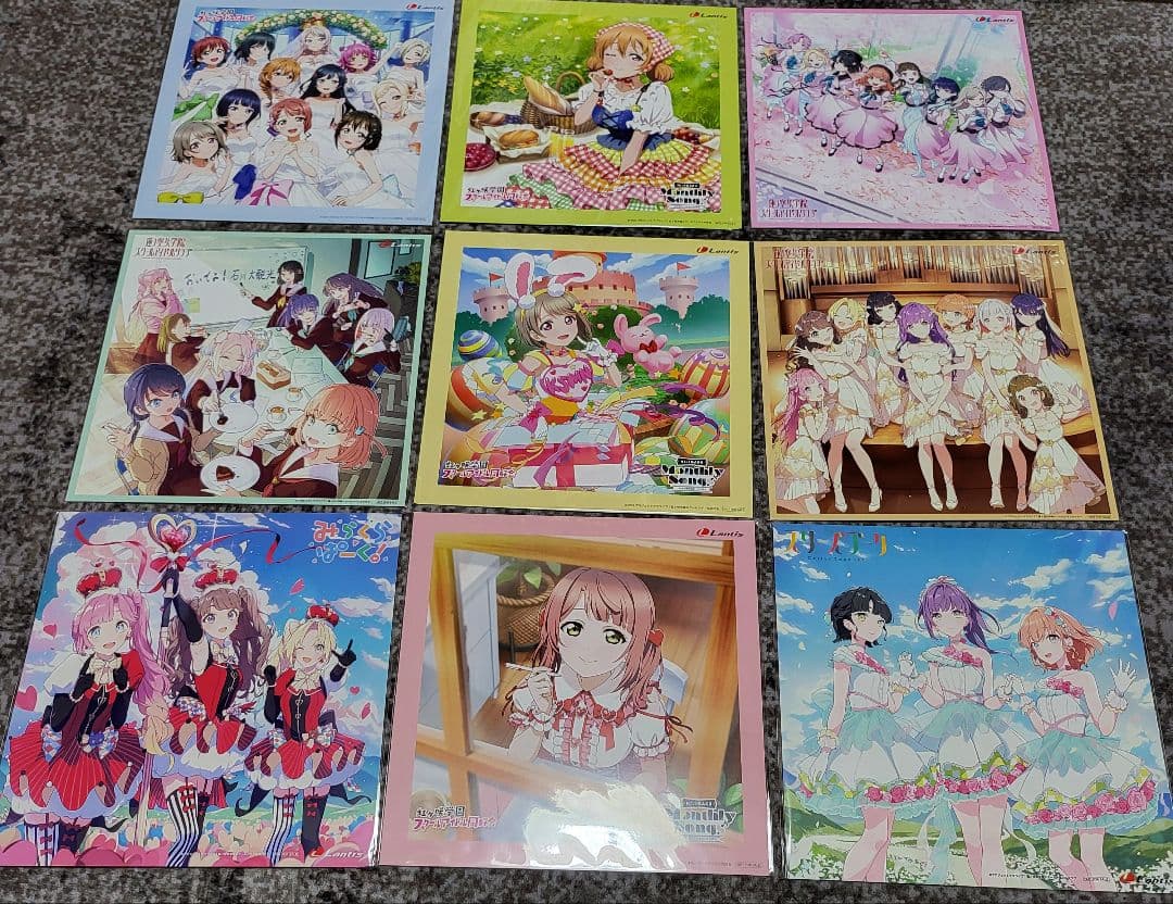 ラブライブ　メガジャケット　77枚セット　Aqours 虹ヶ咲Liella蓮ノ空