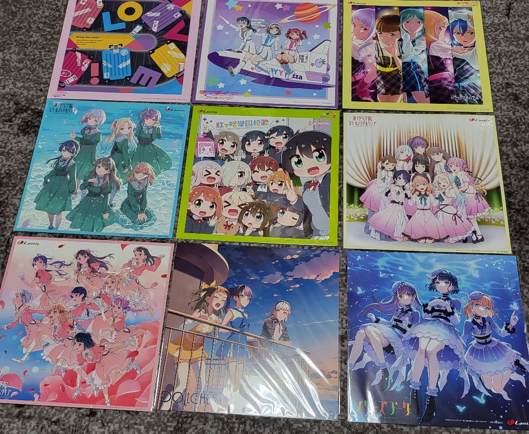 ラブライブ　メガジャケット　77枚セット　Aqours 虹ヶ咲Liella蓮ノ空