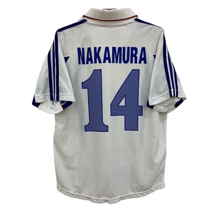 99-00 日本代表　中村俊輔　アディダスオフィシャル　アウェイユニフォーム