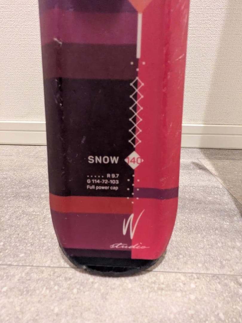 スキー ELAN 140 cm Ski with Bidings and Poles