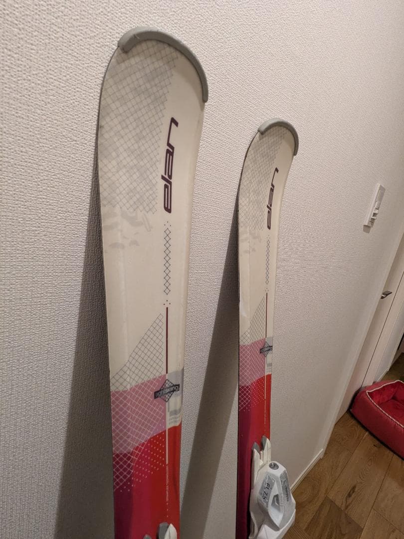 スキー ELAN 140 cm Ski with Bidings and Poles