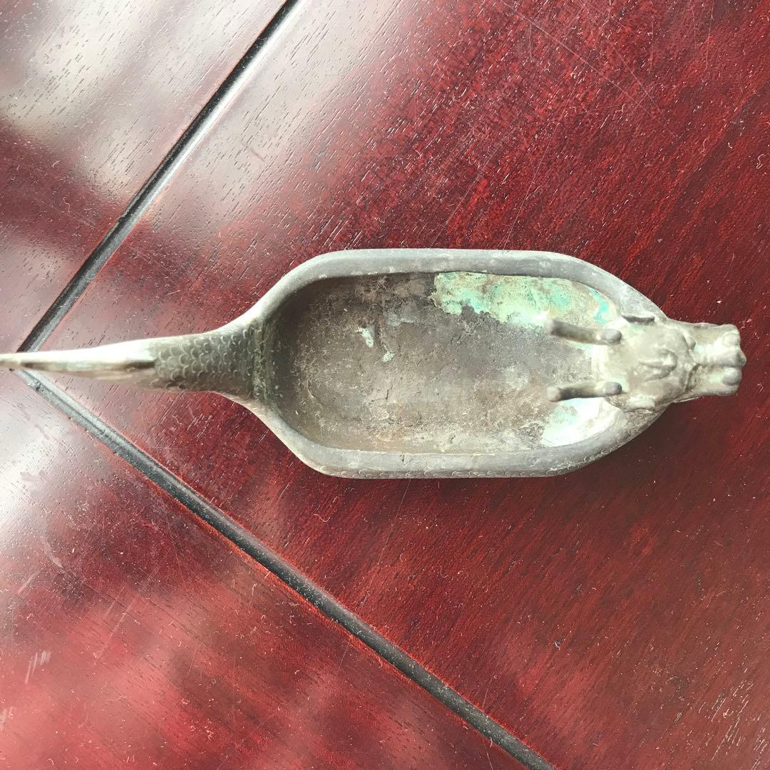 ⚠️注意‼️発送が特定の月末限定品 お早めに配送込　古銅青緑　龍の文鎮　古美術　蔵出