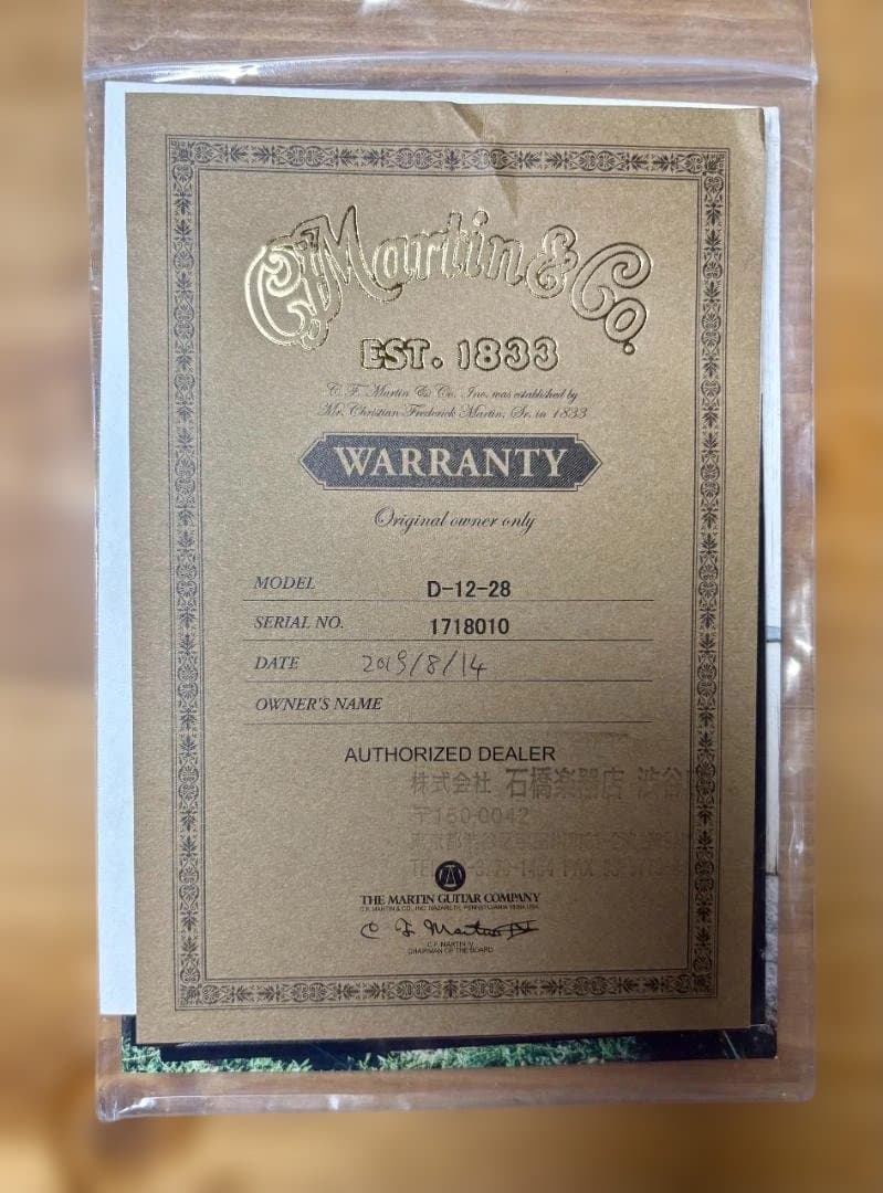 マーチンD-28 12弦ギター