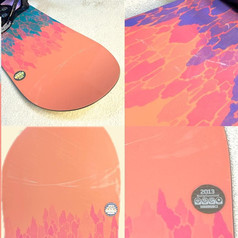 【3点セット】BURTON FEATHER 140cm スノーボード レディース