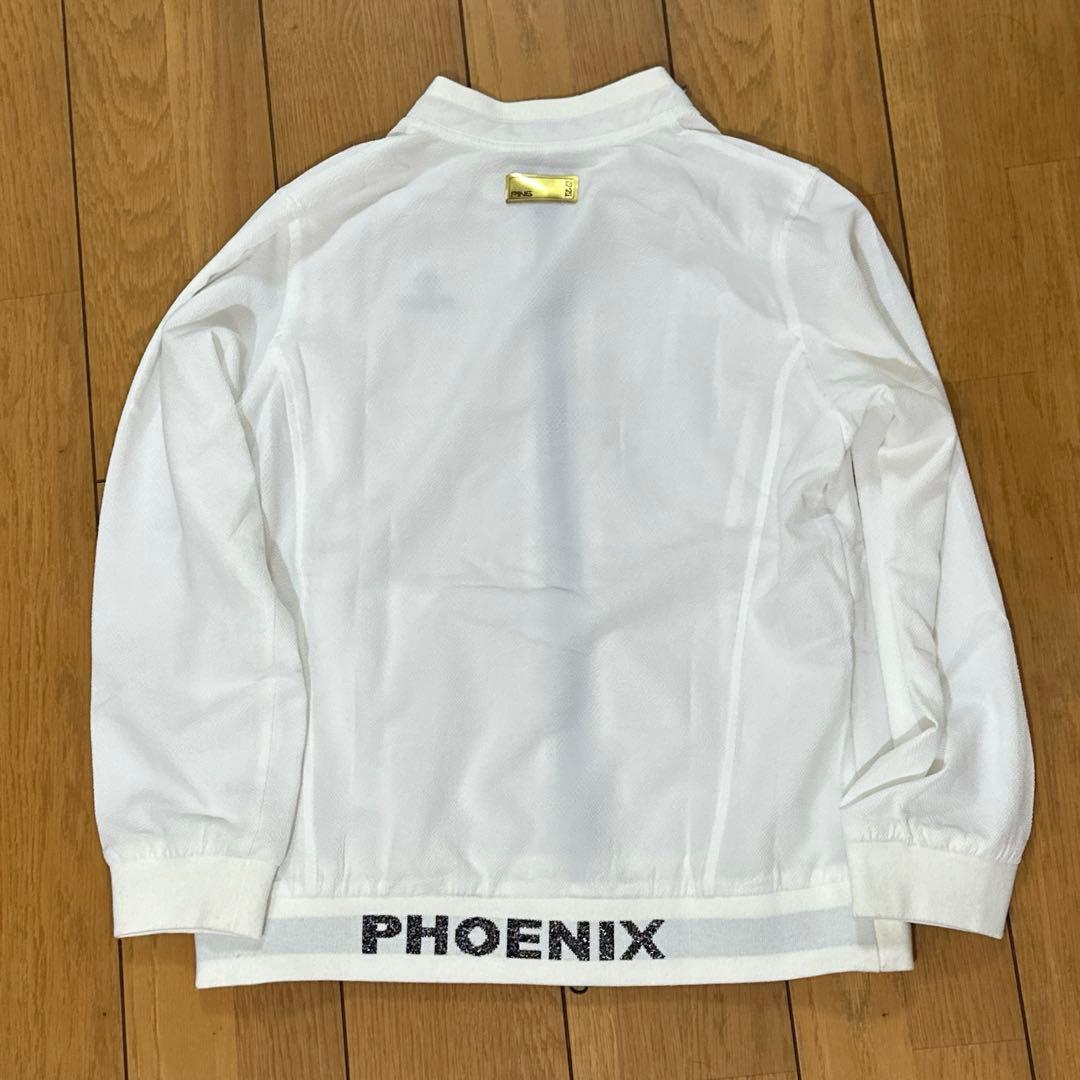 PING ピン ゴルフ セットアップ ブルゾン ジョガーパンツ ホワイト LL