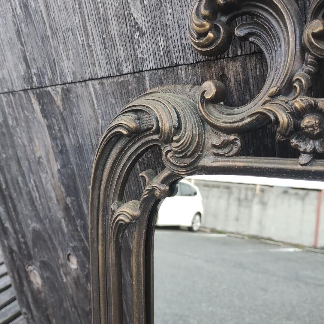 バロック様式 古い大きな鏡