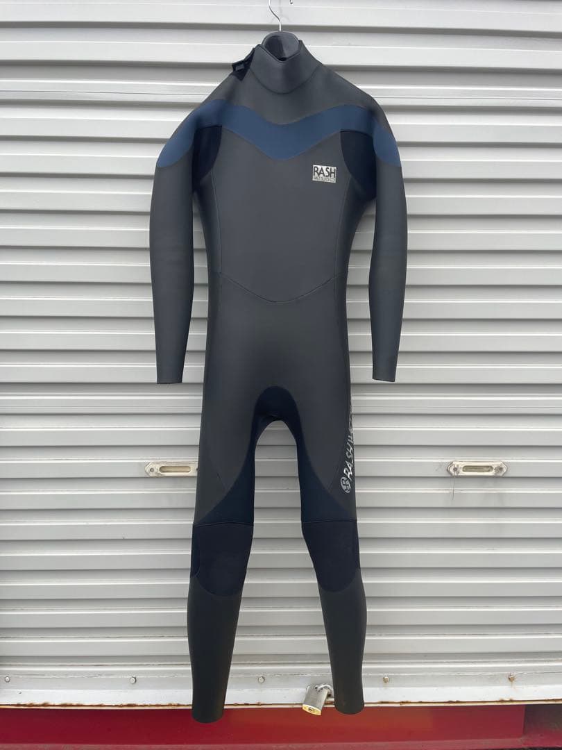 RASH WETSUITS セミドライ XL ウエットスーツ　5×3バックジップ