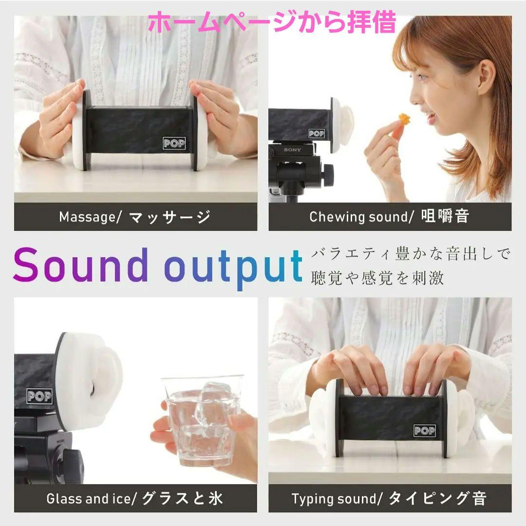 DuoPop2.0 バイノーラルマイク　ASMR 録音　シリコン擬似耳 高感度