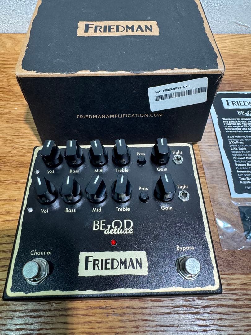 Friedman BE-OD deluxe ギターエフェクター