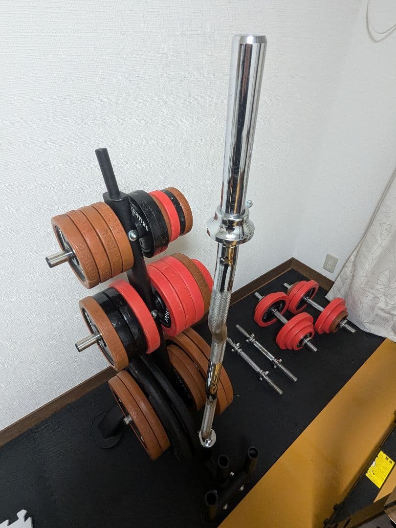 【取り置き中】島根引取限定　パワーラック（パワーテック）　ベンチバーベルダンベル