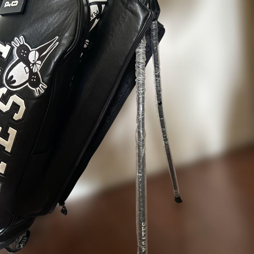 PEARLY GATES キャディバッグ ブラック/ホワイト