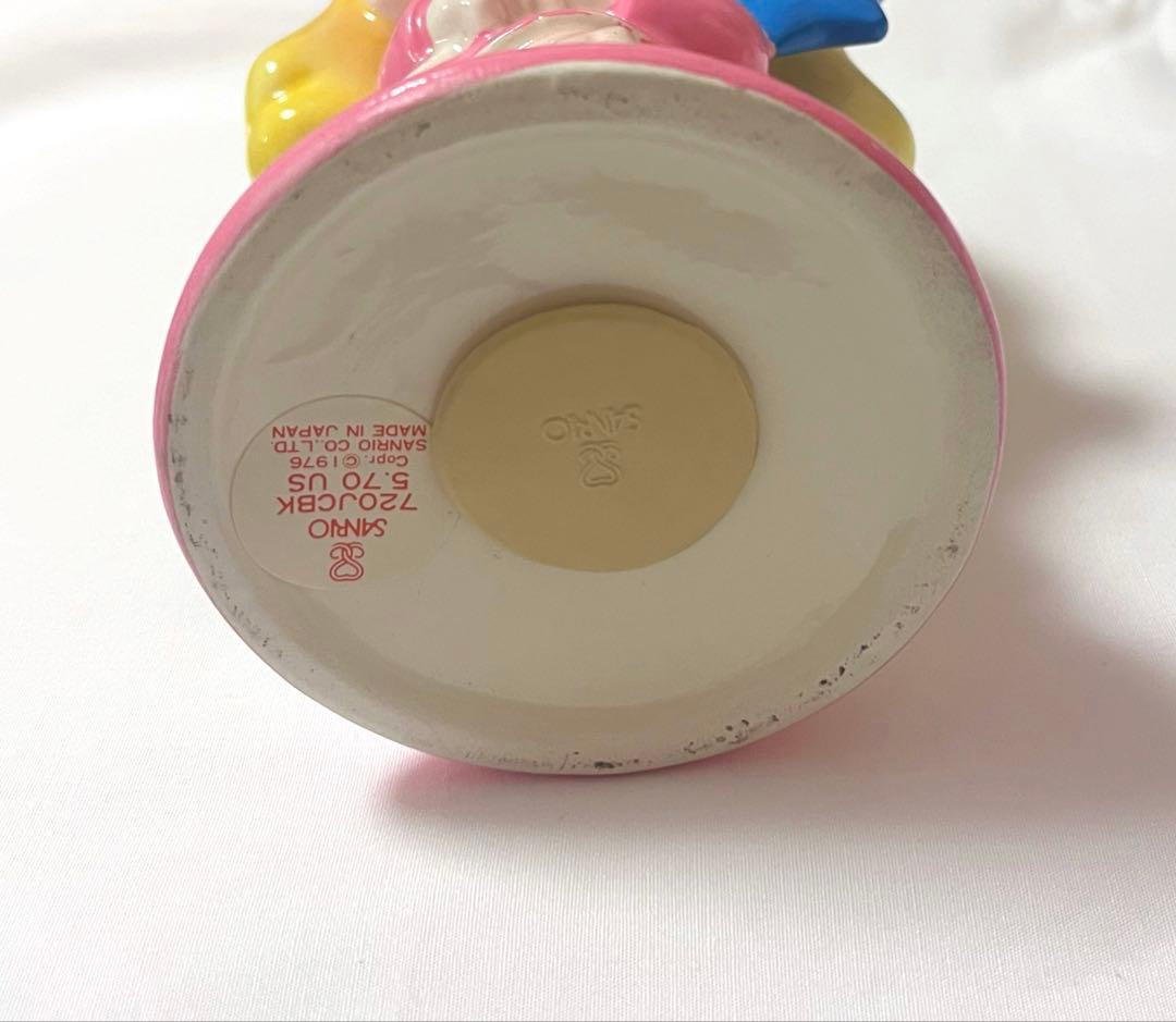 キキララ　陶器　レトロ貯金箱　匿名配送