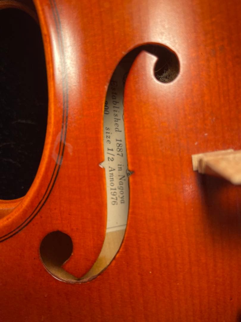 極美品　スズキバイオリン NO.300 1/2サイズ 弓 ケース 付き