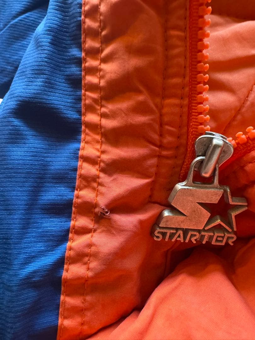 NFL デンバー・ブロンコス ジップアップウインタージャケット（総刺繍）