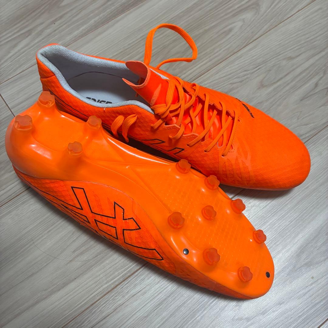 28.0cm ASICS ACROS FIT サッカーシューズ オレンジ