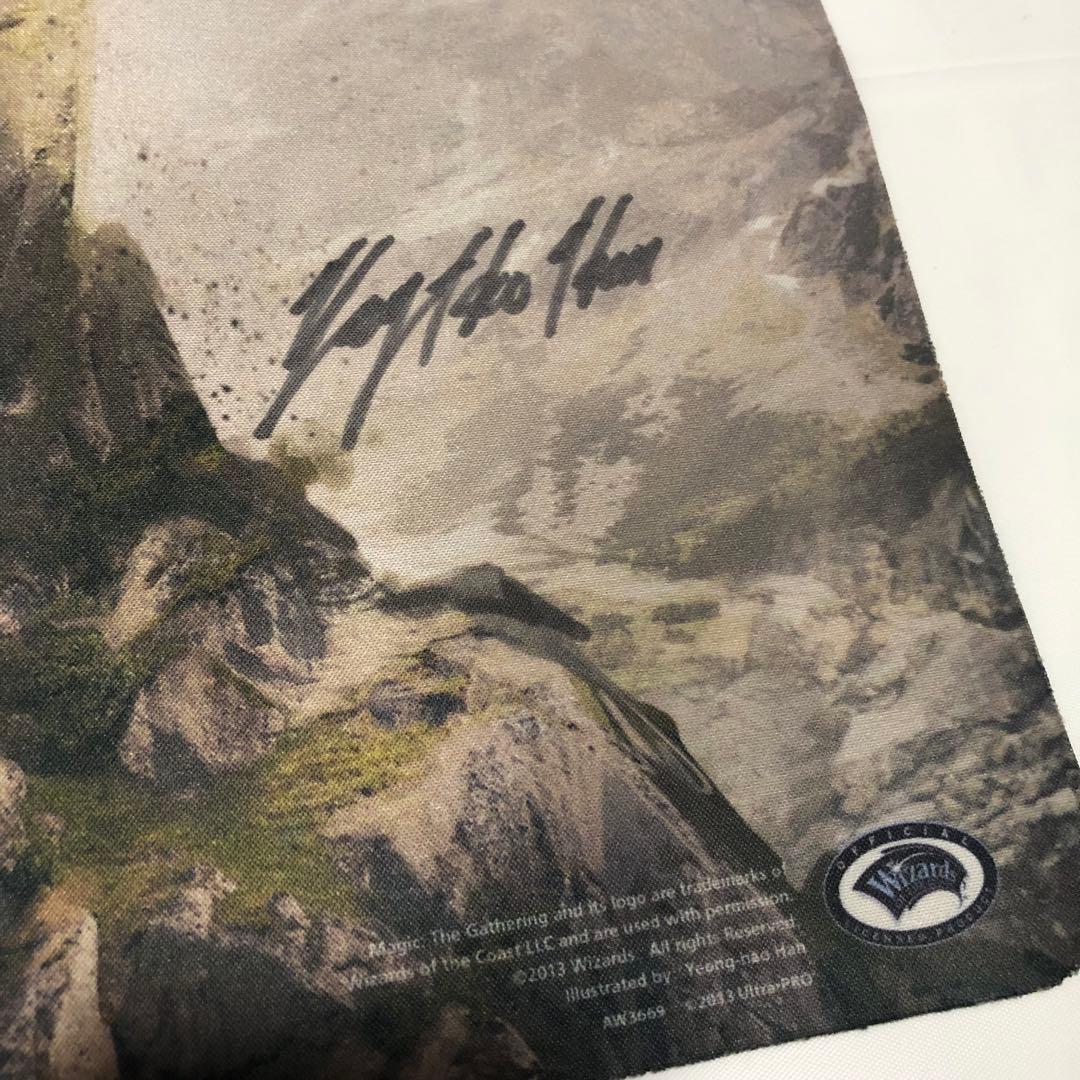mtg 石臼 プレイマット Yeong-Hao Han サインド サイン
