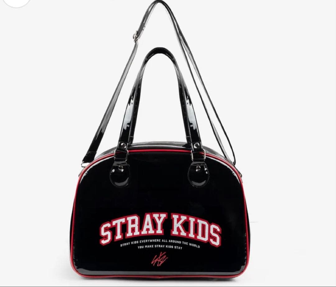 スキズ　ボストンバッグ　ワルツ　エナメル