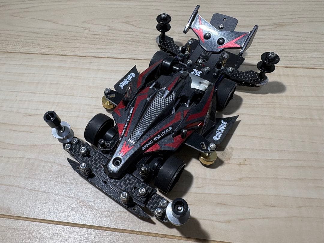 アバンテ　Mk.Ⅲ アズール　VZシャーシ タミヤ　完成品　ミニ四駆　おまけ付き