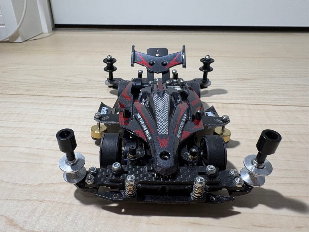 アバンテ　Mk.Ⅲ アズール　VZシャーシ タミヤ　完成品　ミニ四駆　おまけ付き