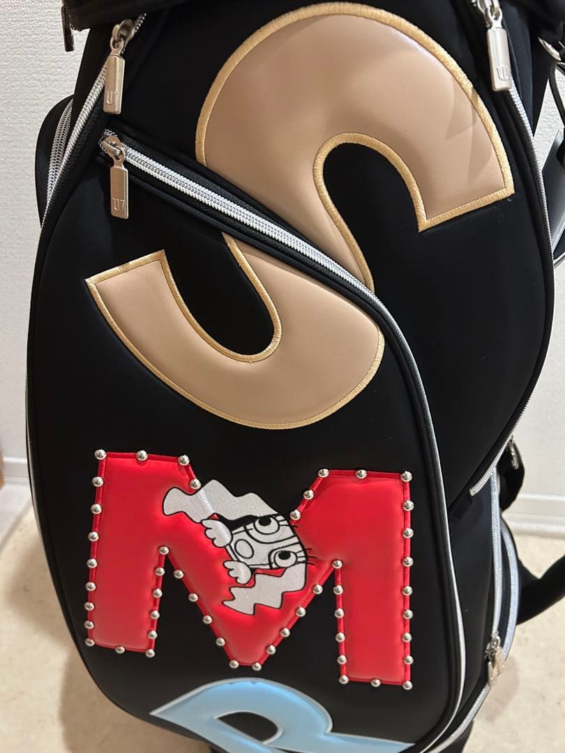 MU SPORTS ブラック ゴルフバッグ　9.5型