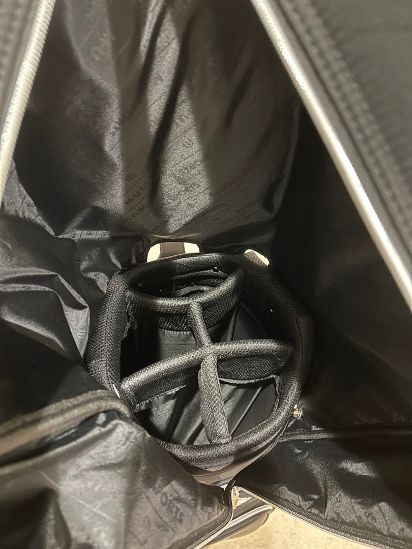 MU SPORTS ブラック ゴルフバッグ　9.5型