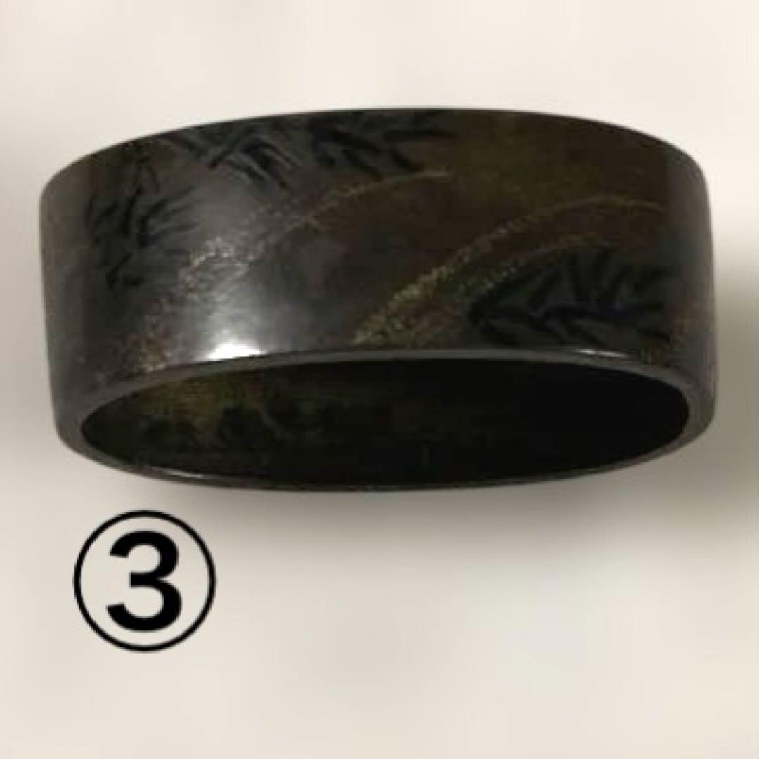 B-73 縁 3個セット　武具　刀装具　骨董品　時代物　日本　美術品　工芸品