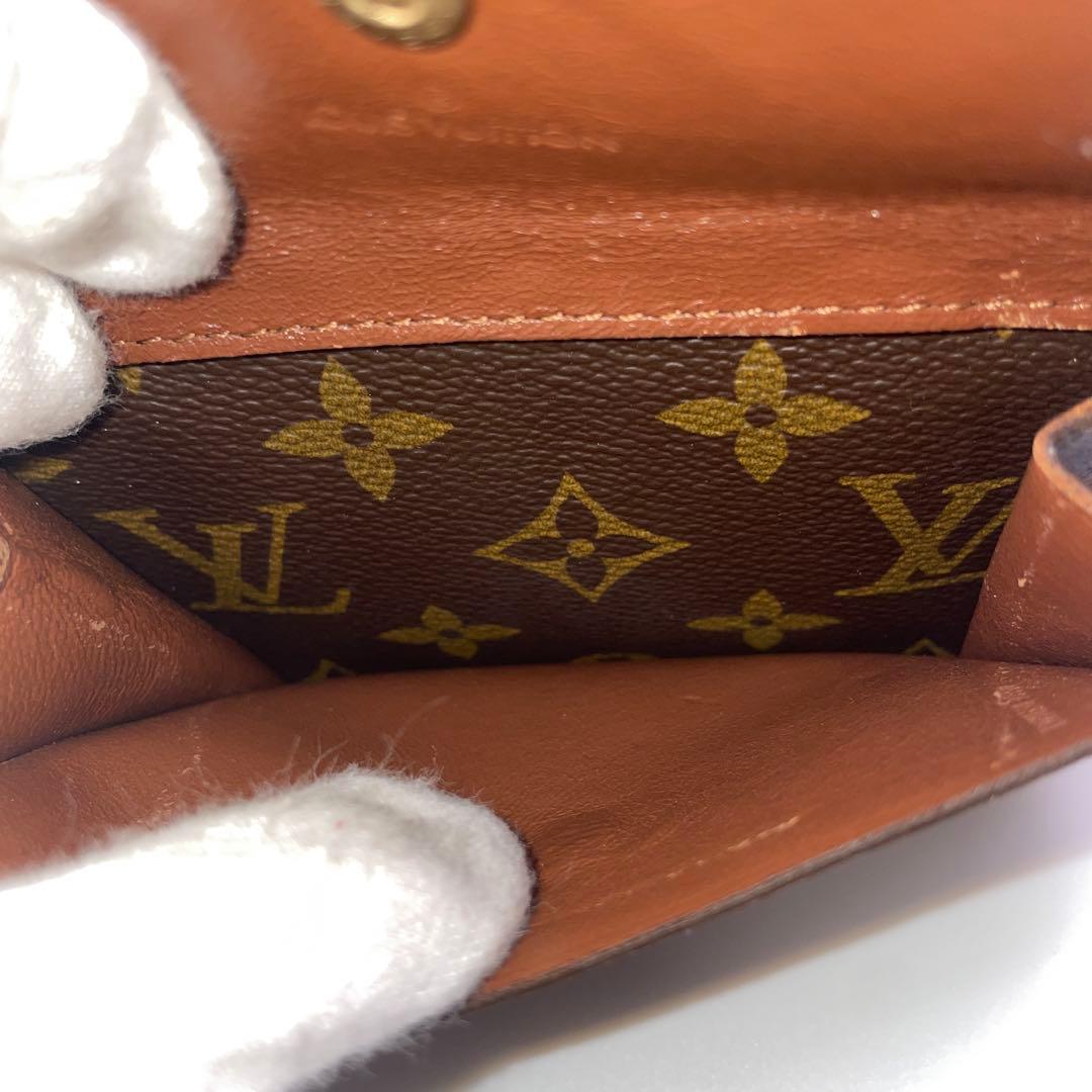 ルイヴィトン ポッシュ エスカパド モノグラム トラベルケース 長財布 ブラウン