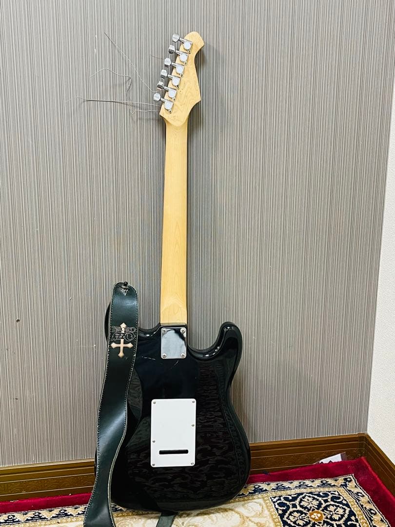 LEGEND エレキギター ストラトキャスタータイプ ブラック