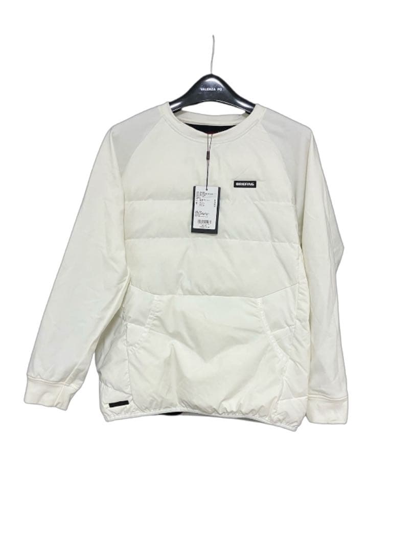 BRIEFING ホワイト クルーネックジャケット