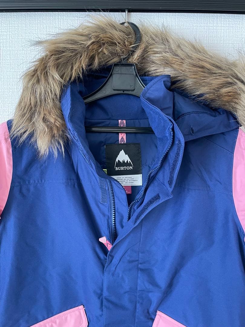 新品‼️Burton 子ども用スキーウェア ネイビー/ピンク　L
