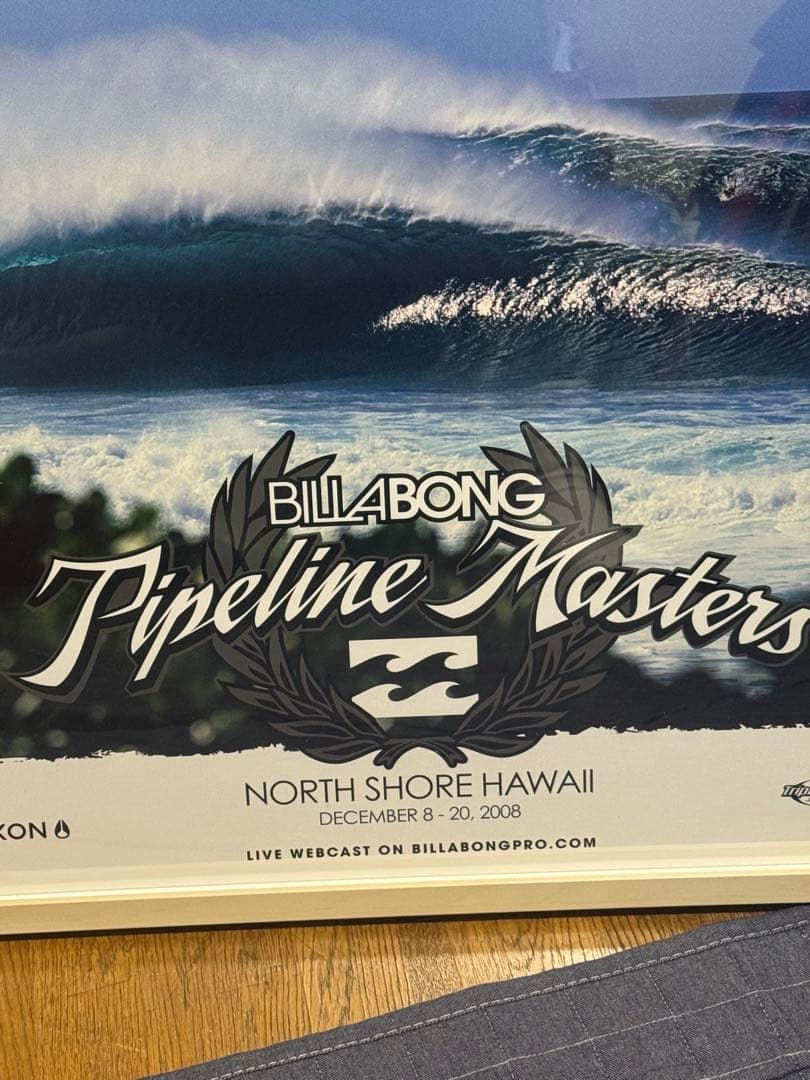 Billabong Pipeline Masters ポスター 2008年
