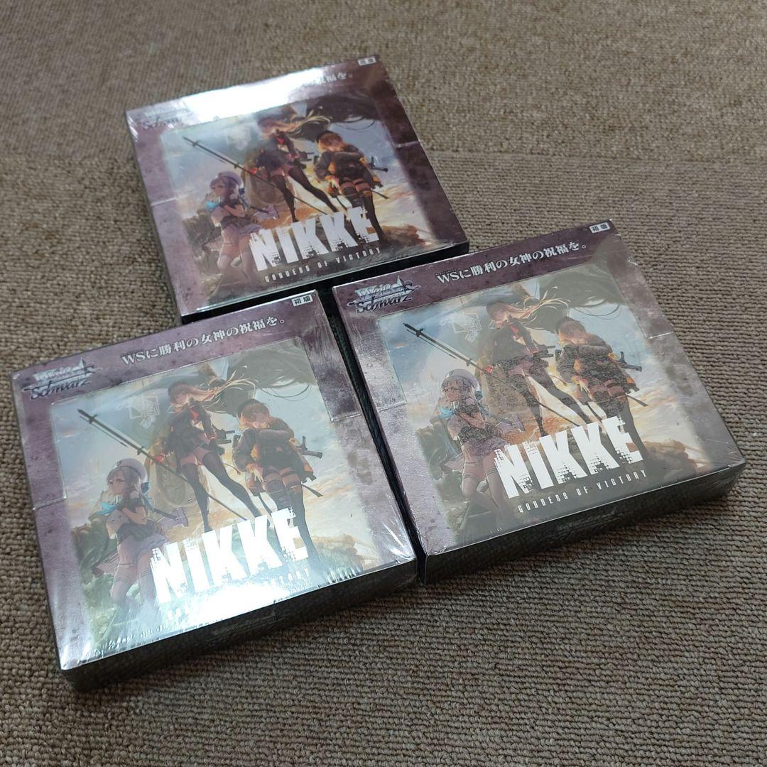 ヴァイスシュヴァルツ ブースターパック NIKKE シュリンク未開封 3ボックス