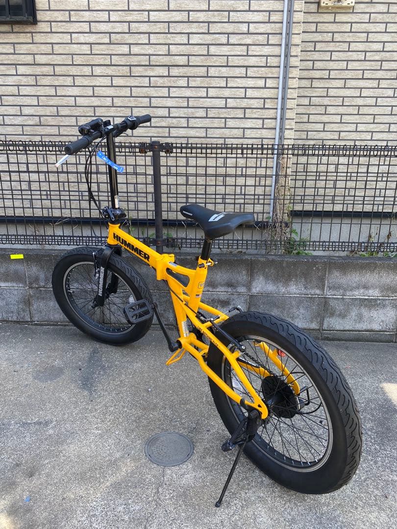 直接引取のみ【美品】HUMMER FDB206FAT-BIKE 20インチ