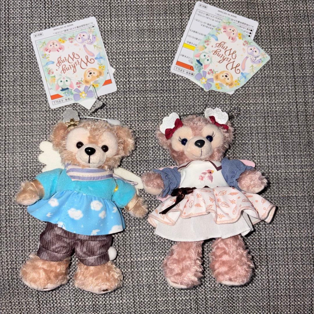 ディズニーリゾート　ダッフィーフレンズ　ウィッシングウィングス　ぬいば　チャーム