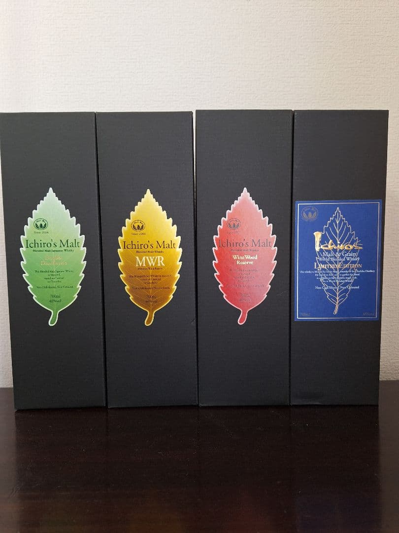 Yoshi ！ イチローズモルト リーフラベル ４本セット新品箱付き