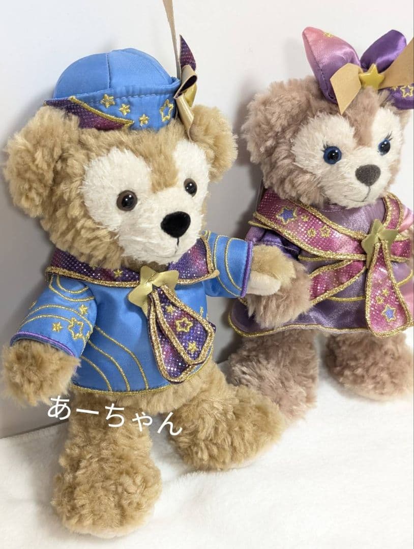 ディズニーシー　４０周年　ポージープラッシー　ダッフィー　シェリーメイ　セット