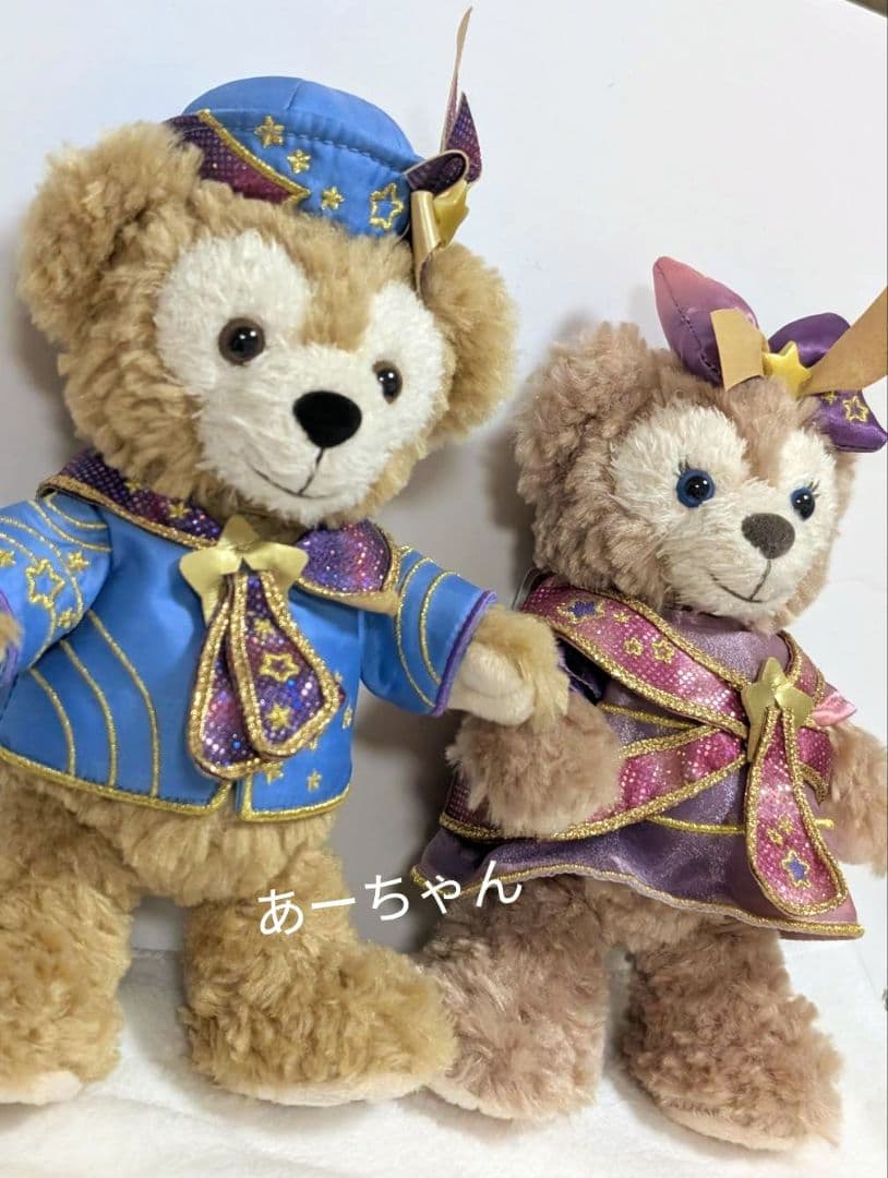 ディズニーシー　４０周年　ポージープラッシー　ダッフィー　シェリーメイ　セット