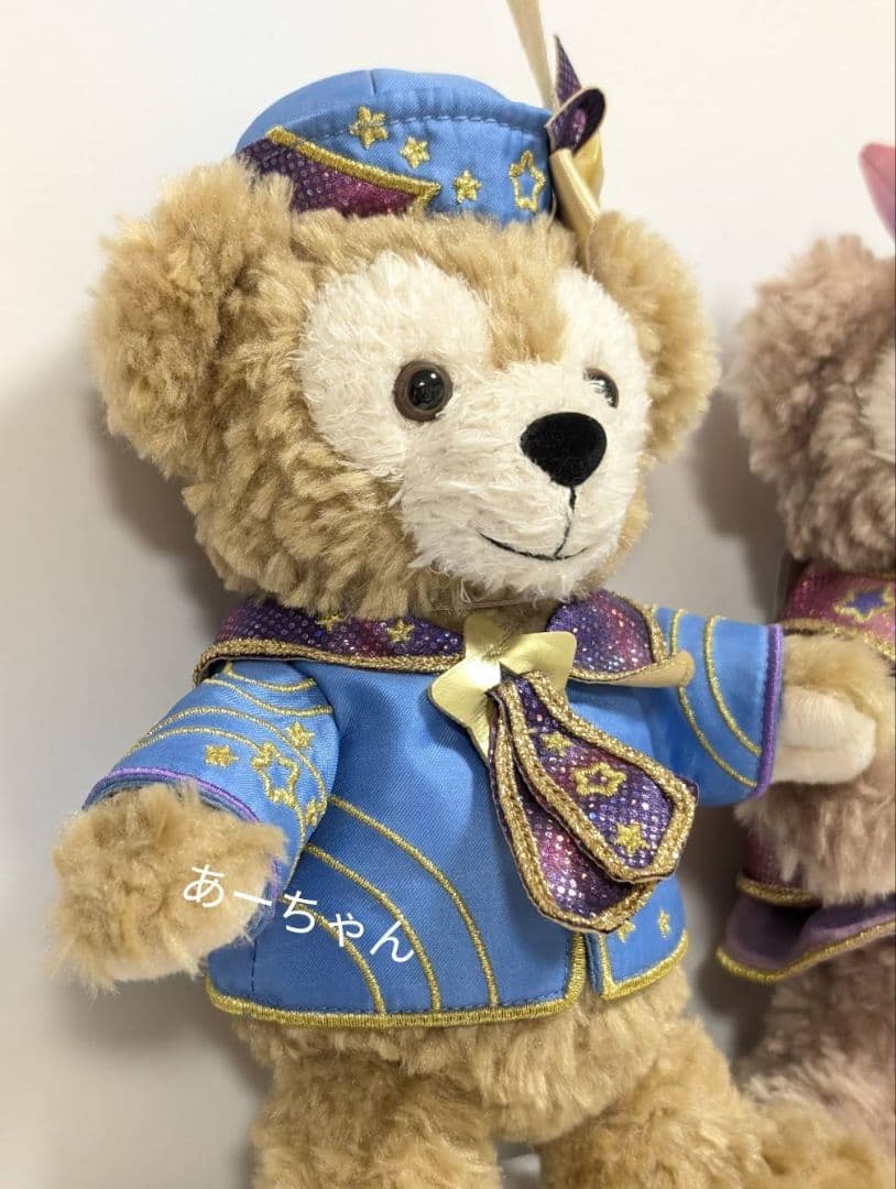 ディズニーシー　４０周年　ポージープラッシー　ダッフィー　シェリーメイ　セット