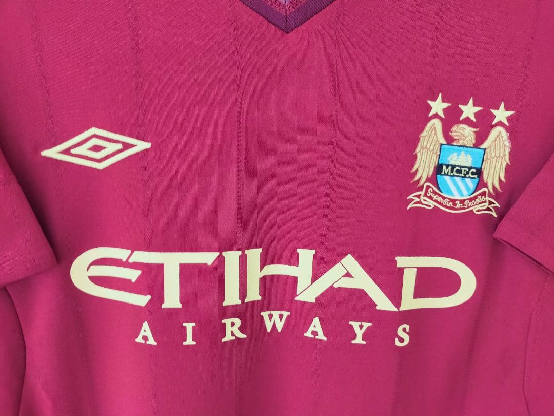 【激レア】マンチェスターシティ テベス 12/13 アウェイユニ Lサイズ