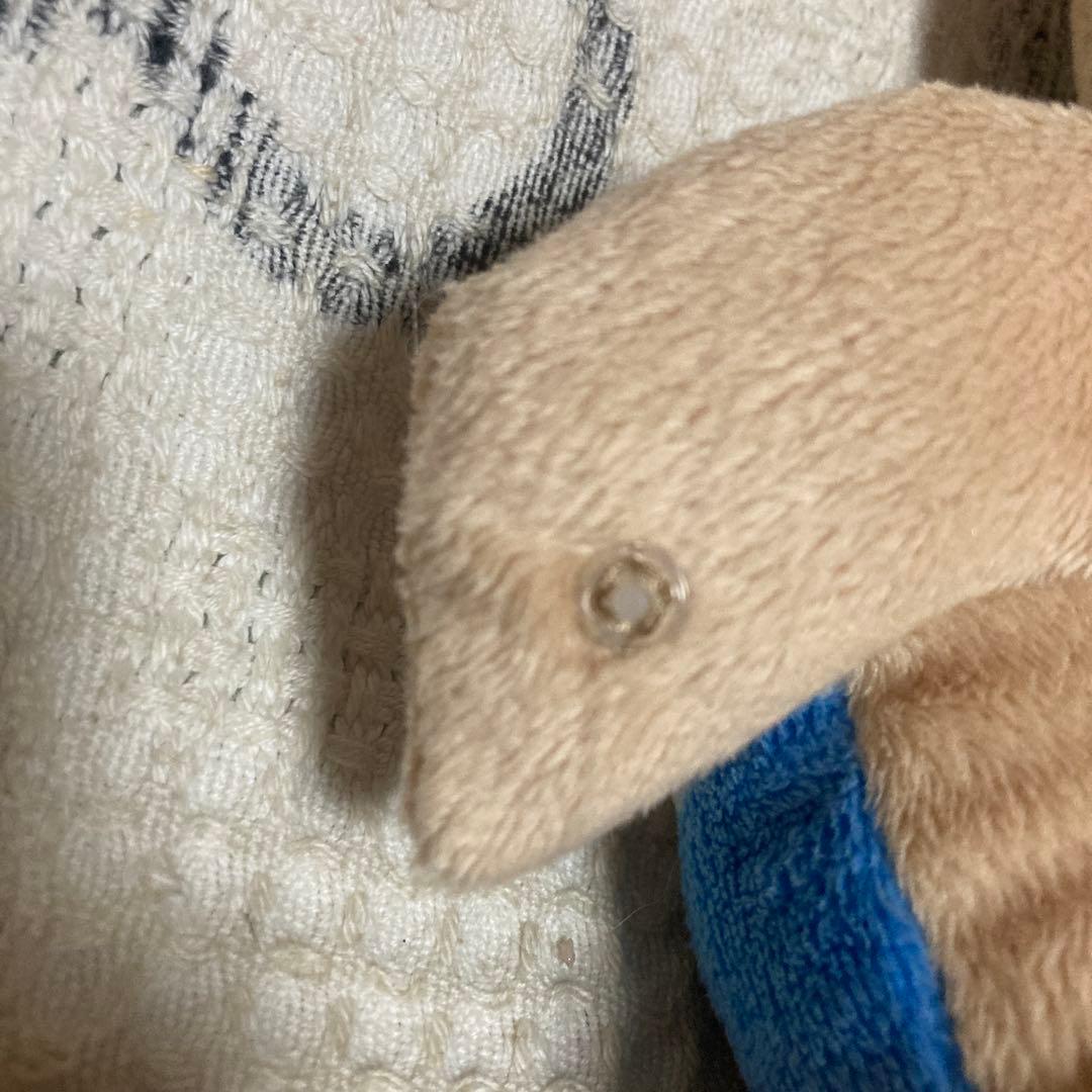 モンスイユ　MAY BLUE カメ　ぬいぐるみ　中古品　穴あき有