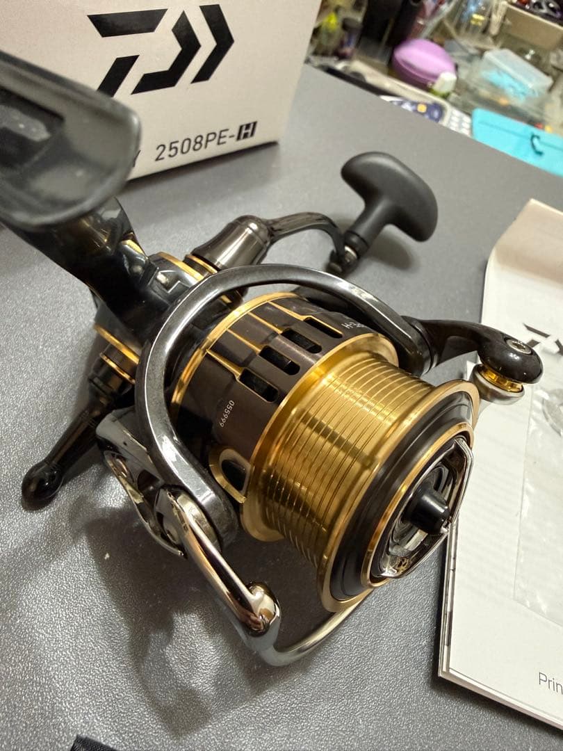 ダイワ 17セオリー THEORY 2508PE-H ハイギア リールスタンド付